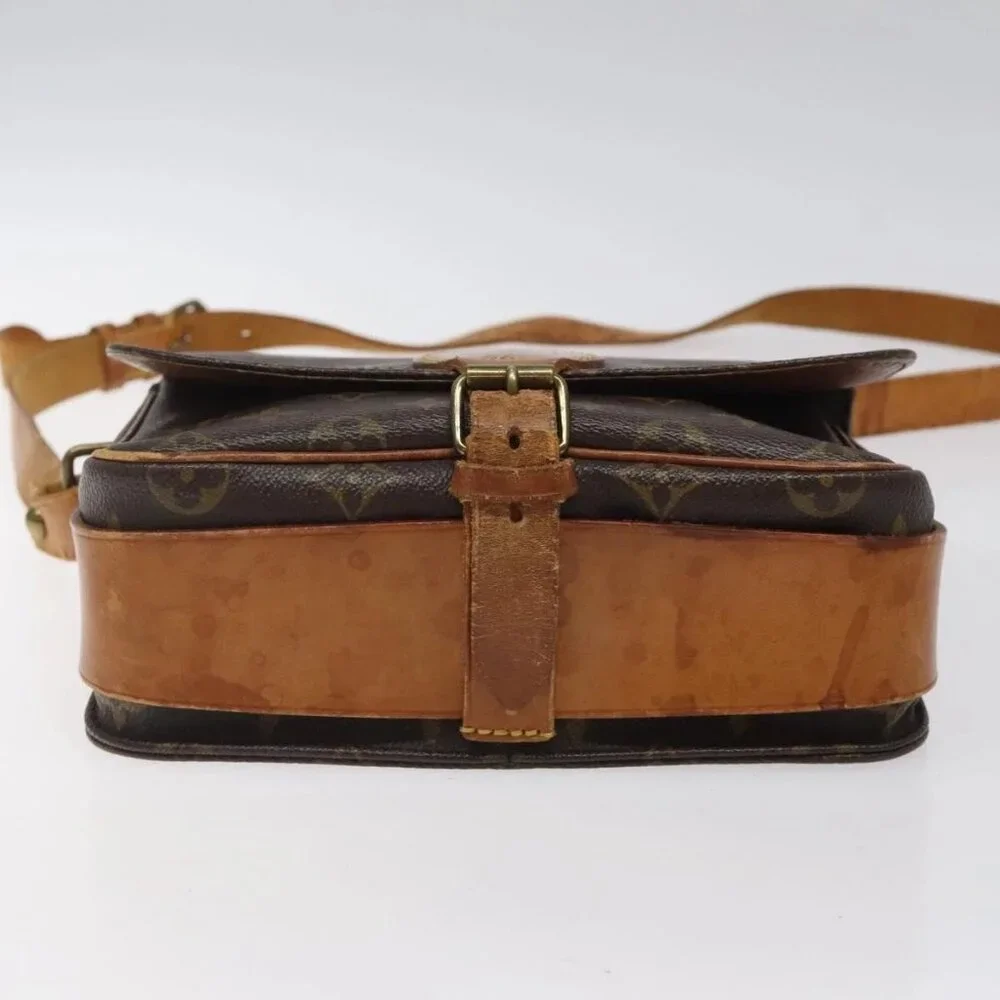 LOUIS VUITTON Monogram Cartouchiere MM Shoulder Bag M51253 LV Auth 123706 - Picture 7 of 16